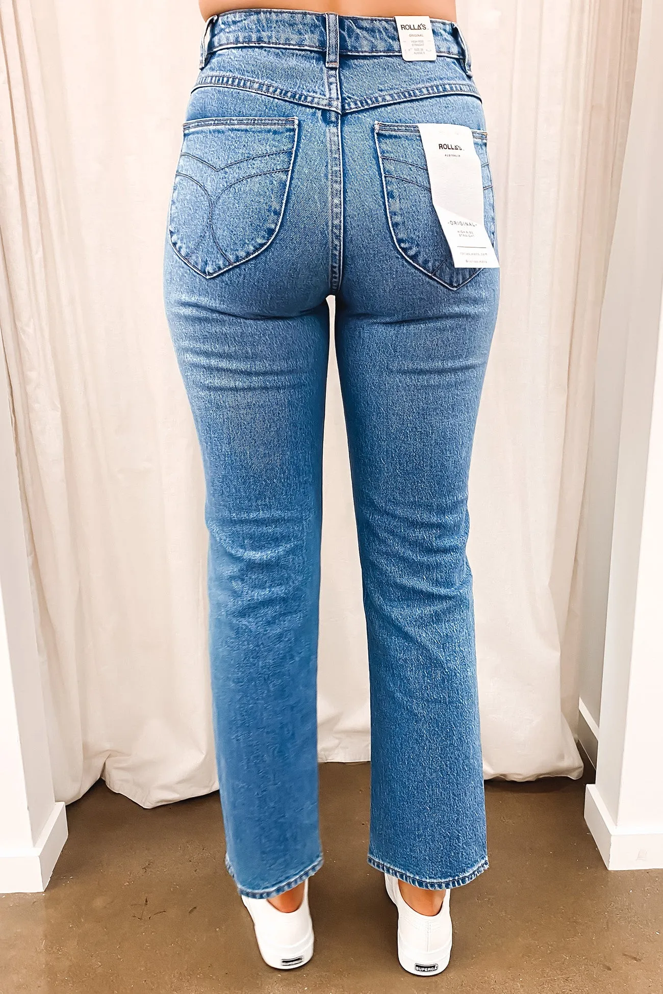Weekend Style Casual Parent Style Original Straight Jean Brad Blue