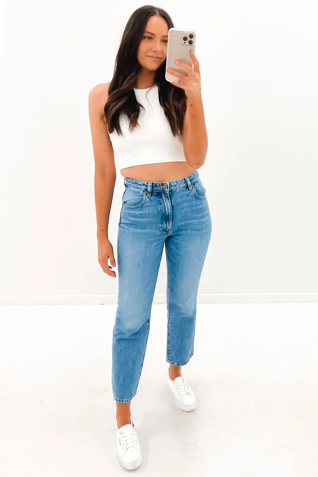 Original Straight Jean Santorini Winter Warmth Minimalist