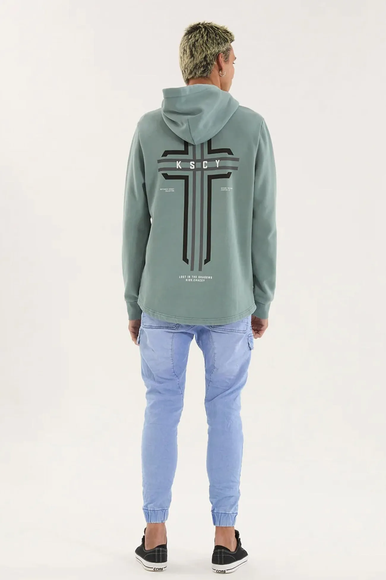 Shock Absorbent Padding Subtle Fashion Fit Outpost Dual Curved Hoodie Pigment Trooper