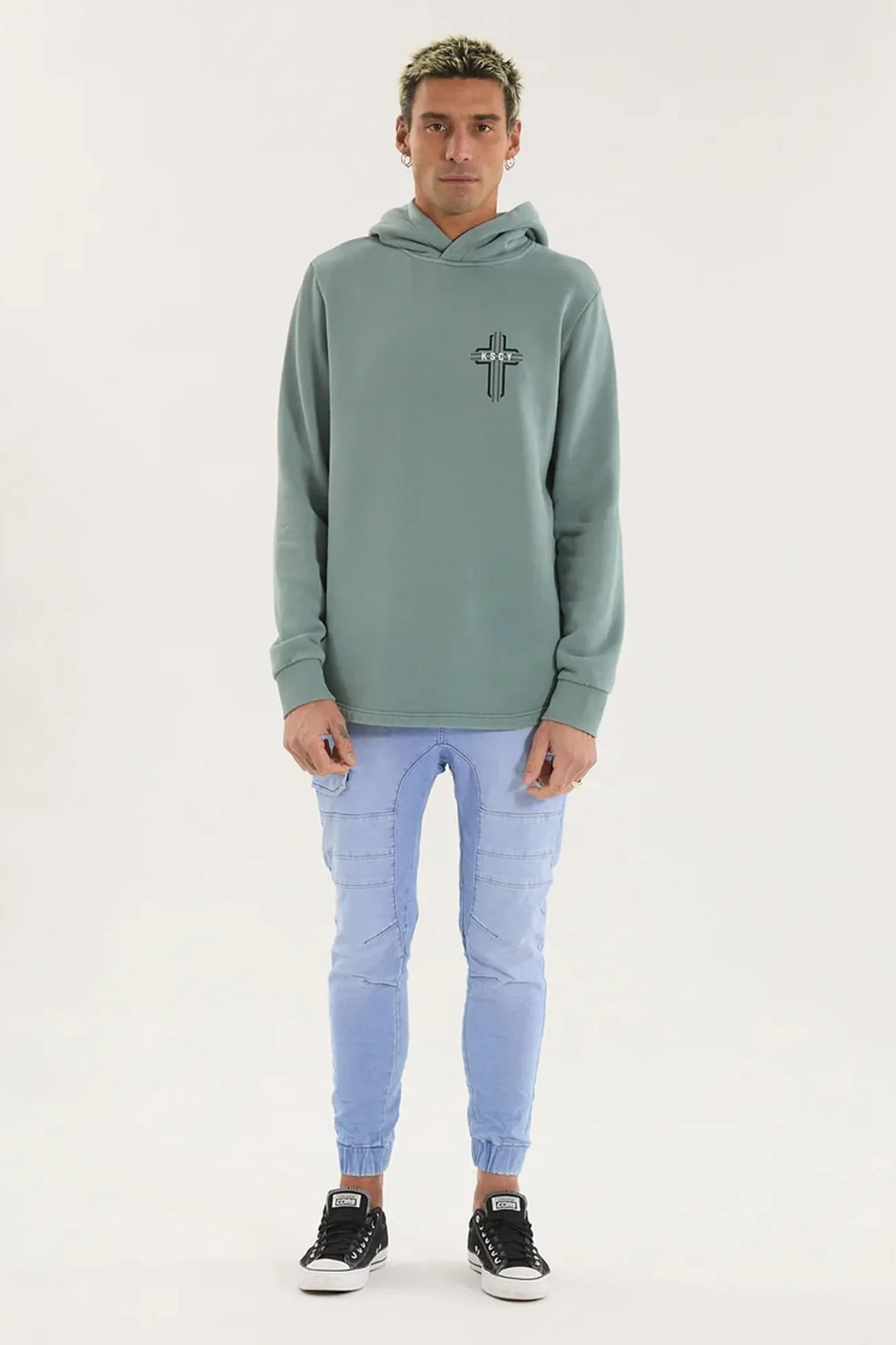 FlexibleFit Outpost Dual Curved Hoodie Pigment Trooper