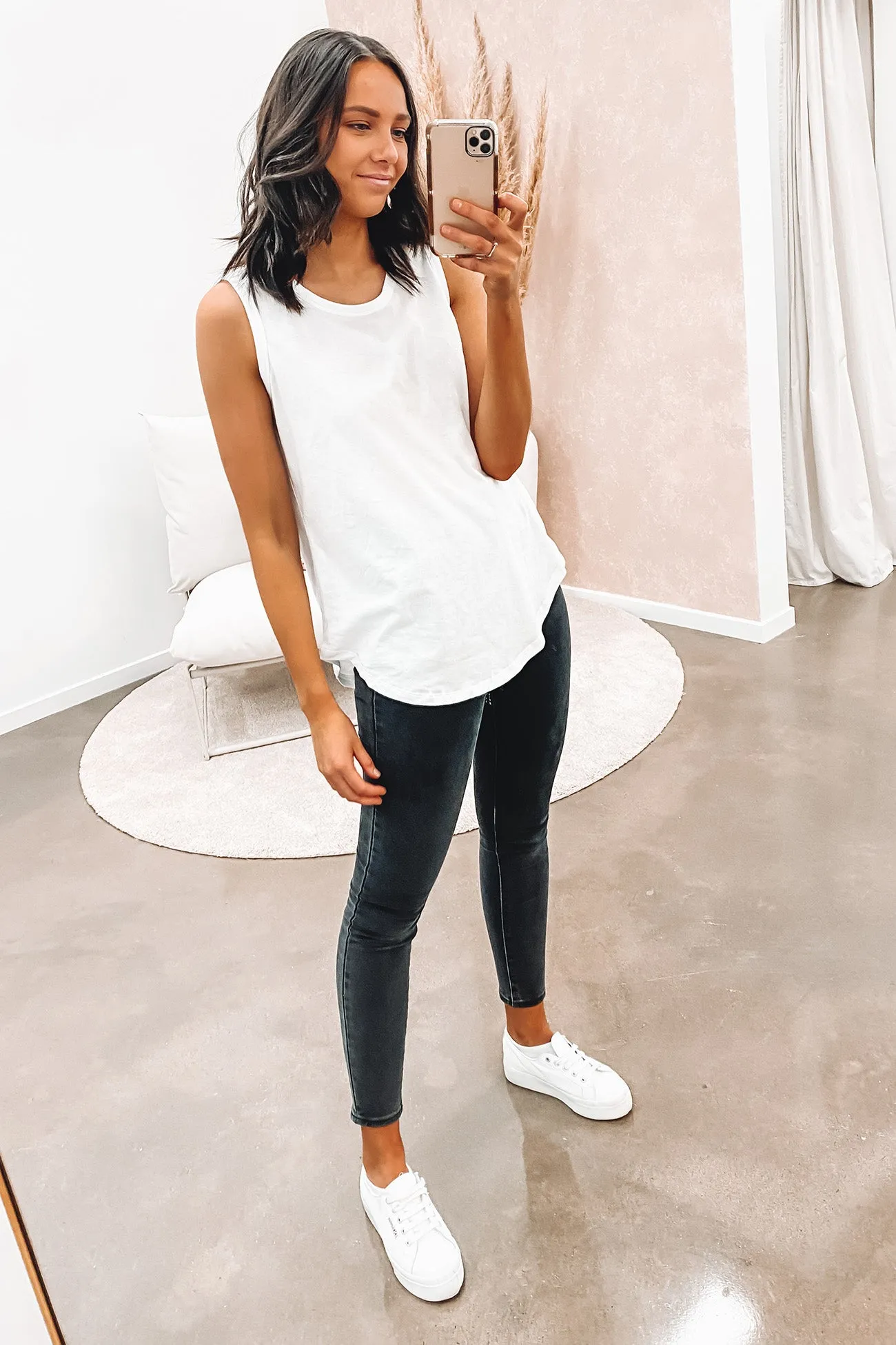 Keira Tank White Adaptable