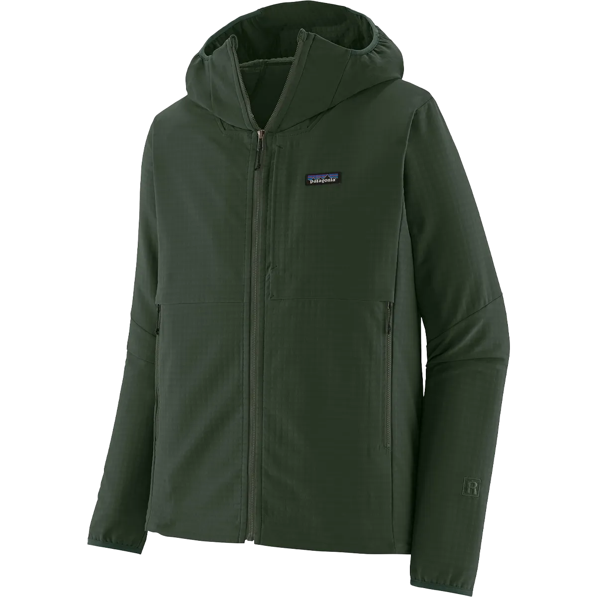 Full Length Zipper Non Restrictive Mobility Men's R1 TechFace Hoody