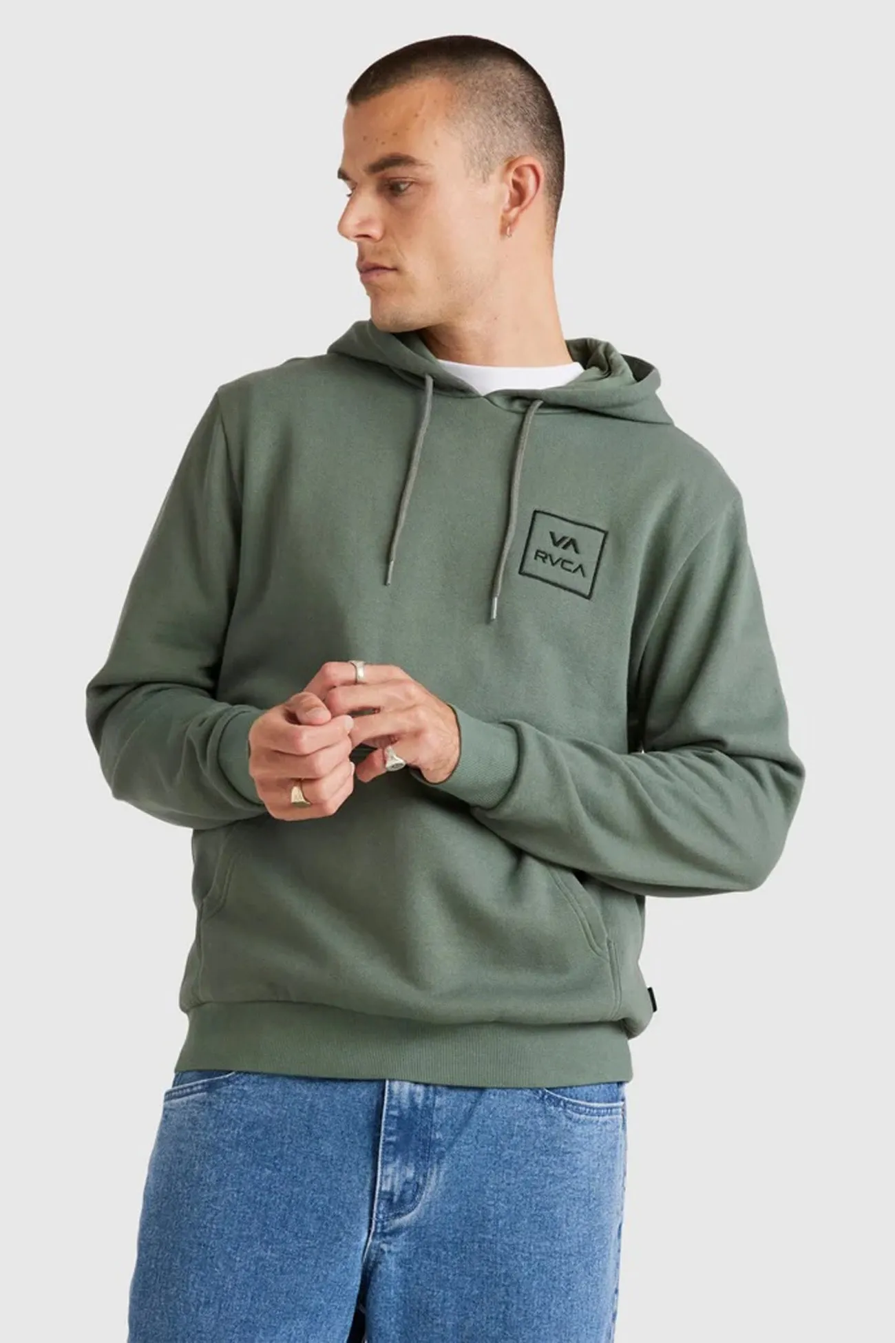 Reinforced Seams RVCA All The Ways Hoodie Jade