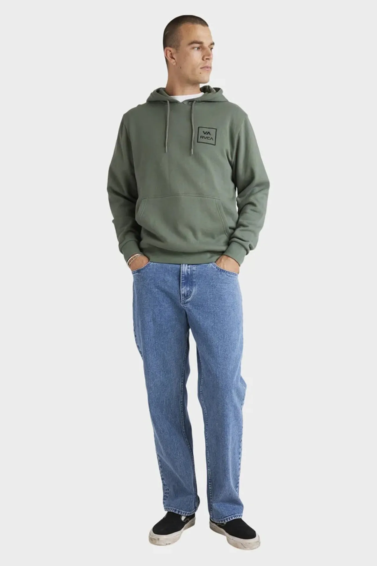 FlexibleFit All Seasons RVCA All The Ways Hoodie Jade