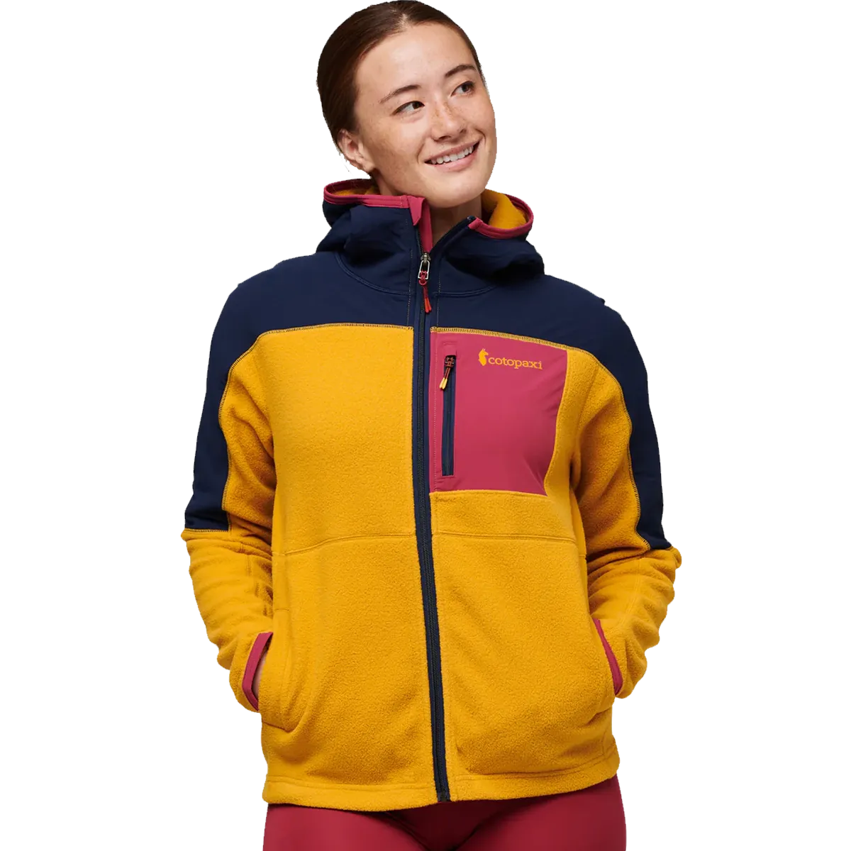 Women's Abrazo Hooded Full Zip Fleece Jacket Functional Fit
