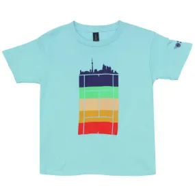 Merchant of Tennis Junior Multi City Court Tee - Sky Blue Button - down