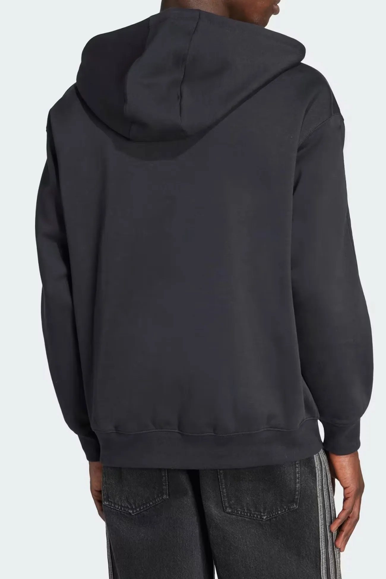 Lightweight insulation Baggy FZ Hoodie Black