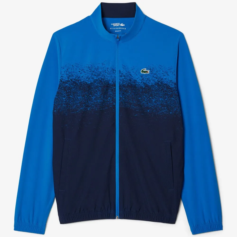 Padded cuff Lacoste Men's Novak Djokovic Tennis X Sweatsuit - Blue Single Stitching