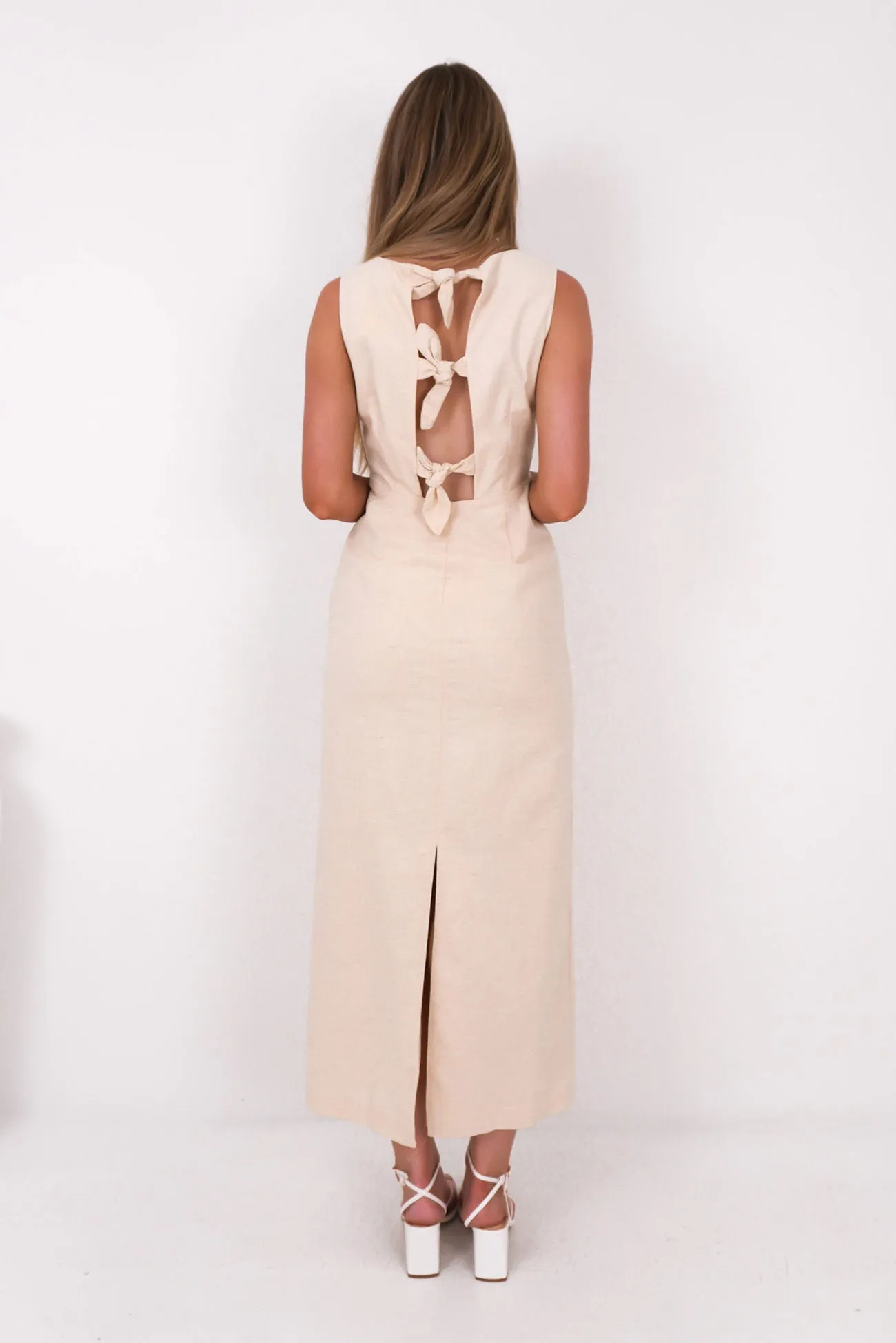 Move Free Paigey Maxi Dress Cream