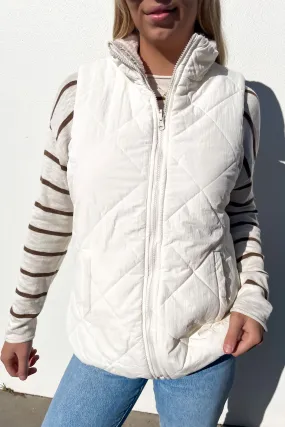LowProfile Design Pamela Reversible Vest White