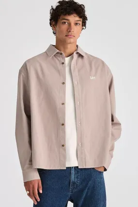 Park Long Sleeve Shirt Concrete Non Static Finish Easy Care Material