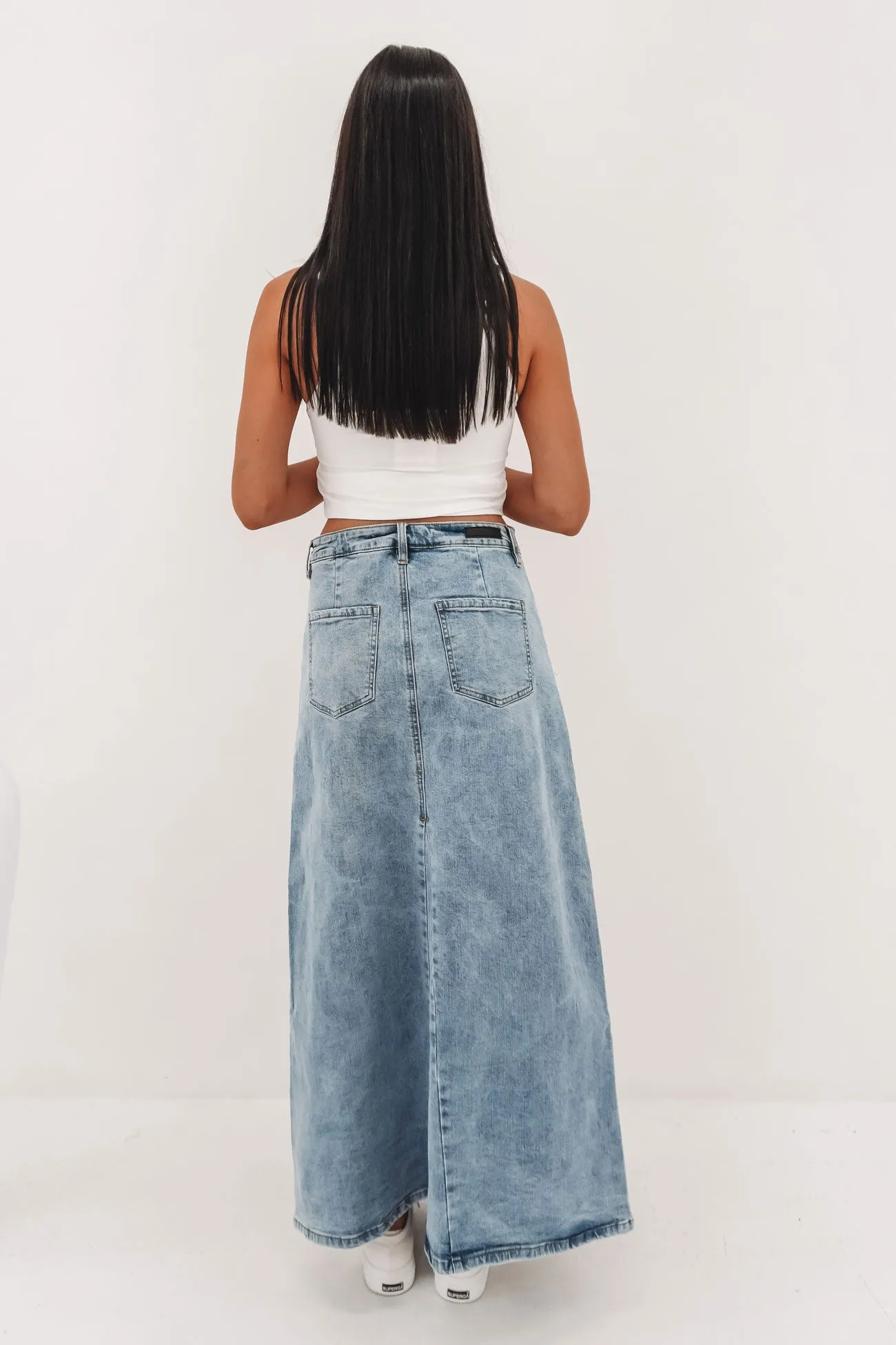 Parsons Comfort Skirt Classic Wash Laidback Mood