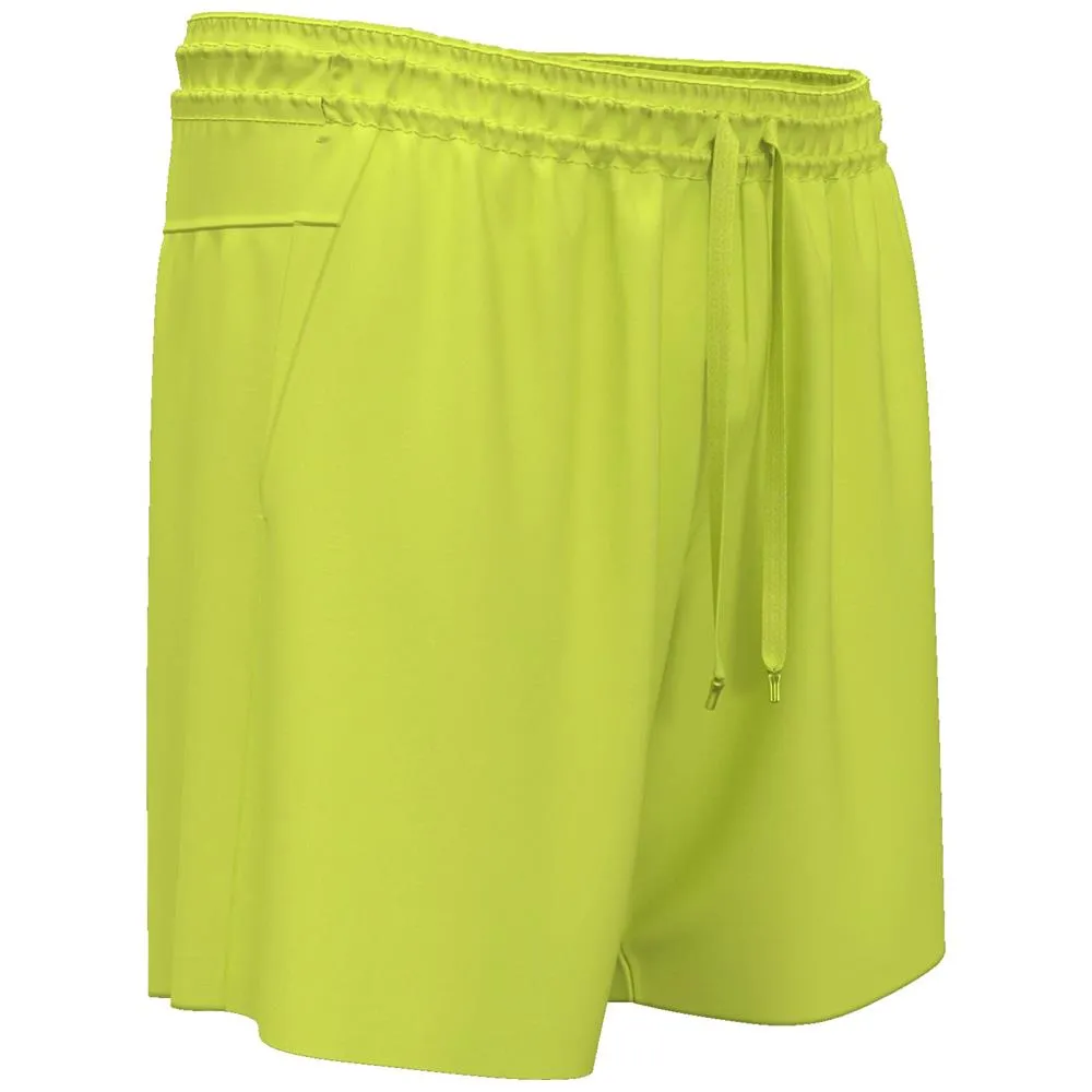 Water-resistant High End Penguin Men's 8" Performance Tennis Short - Limeade zippered