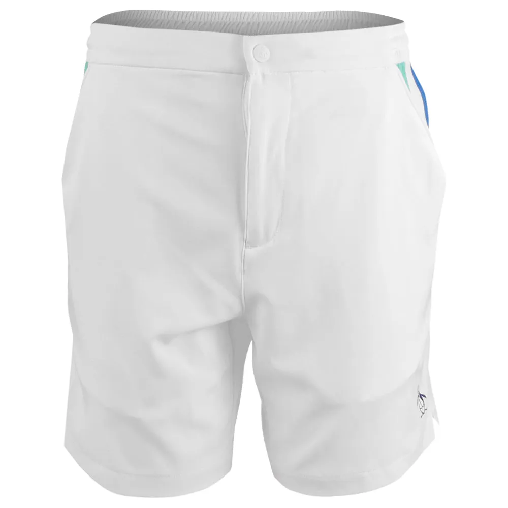 Chic Fit ZeroChafeSeams Breathable Mesh Insert Penguin Men's Heritage Blocked Short - Bright White/Multi