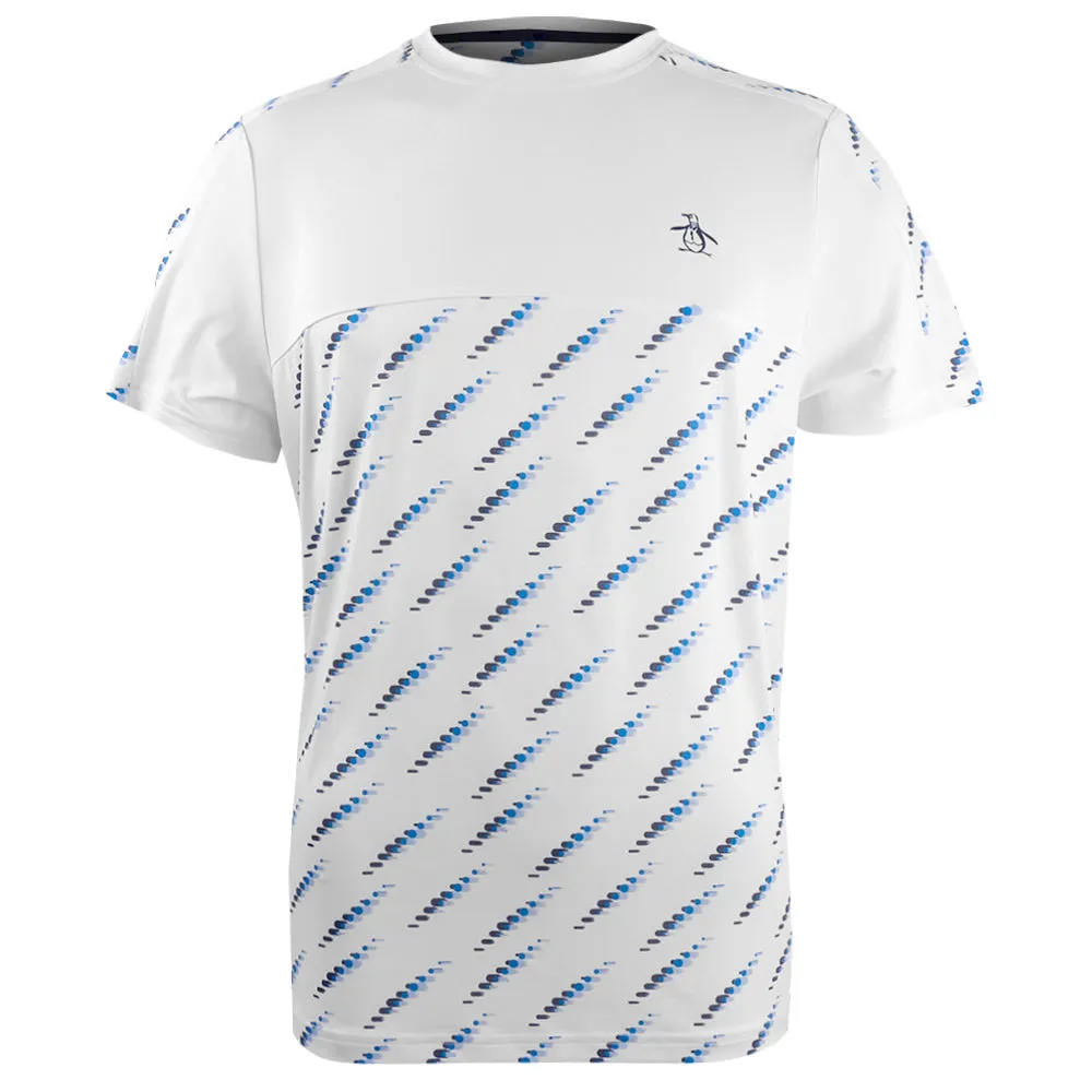 Non-Stretchable odor - resistant Penguin Men's Performance Ball Block Tee - Bright White Odor-resistant