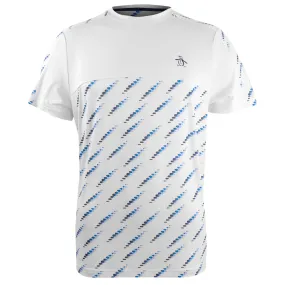 Non-Stretchable odor - resistant Penguin Men's Performance Ball Block Tee - Bright White Odor-resistant