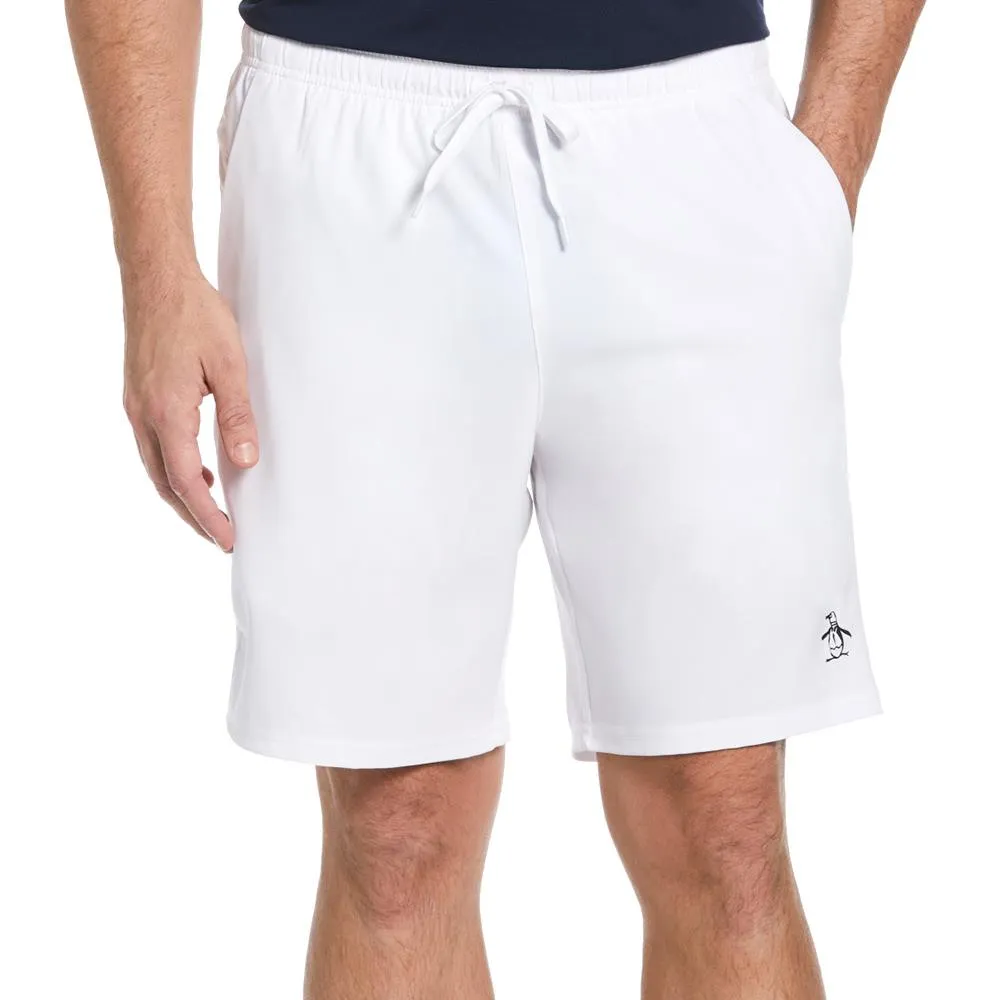 Stretch waistband Sporty Penguin Men's Performance Solid 8" Short - Bright White thermal