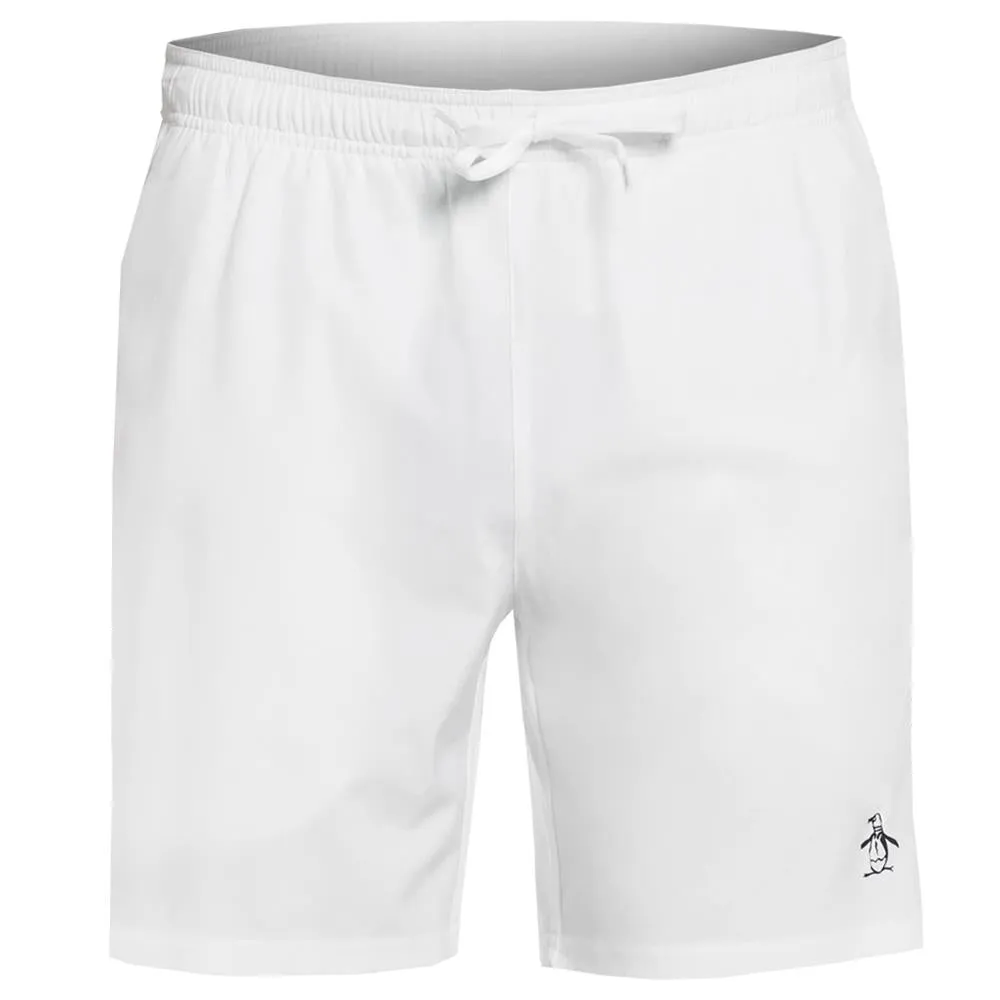 Penguin Men's Performance Solid 8" Short - Bright White thermal Woven