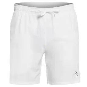 Comfortable Collar Penguin Men's Performance Solid 8" Short - Bright White thermal