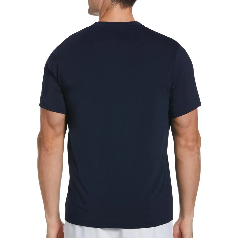 Penguin Men's Performance Solid Tee - Black Iris Fine Fabric Anti-bacterial