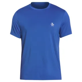 Adaptable Quick-Dry Penguin Men's Performance Solid Tee - Nebulas Blue Streamlined silhouette