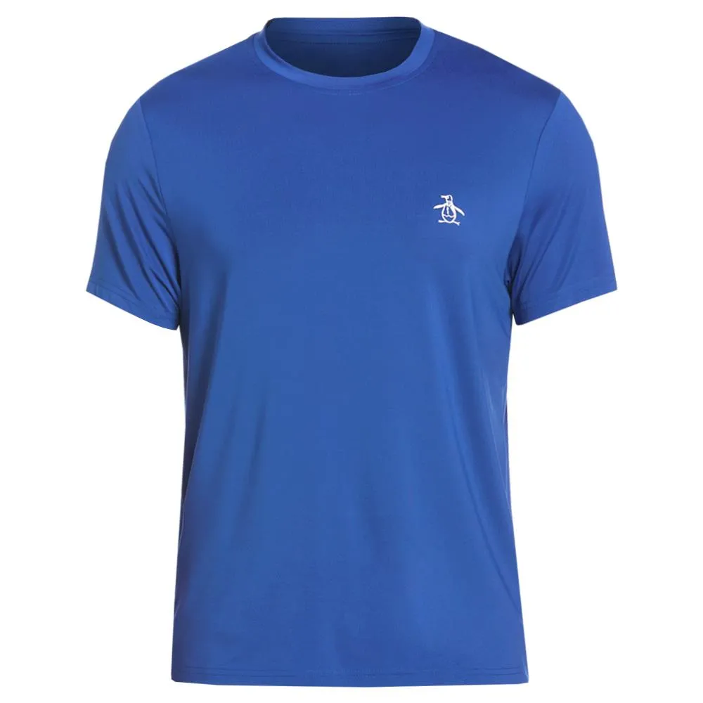 Luxury Finish Penguin Men's Performance Solid Tee - Nebulas Blue Streamlined silhouette