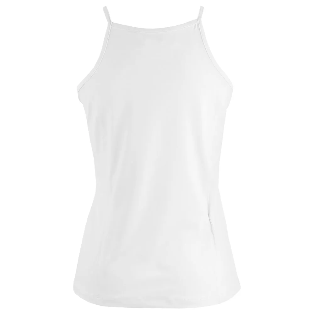 Fluid movement Penguin Women's Essentials Mesh Tank - White Snap - Fastened