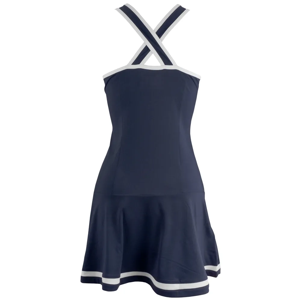 water-repellent Soft Material Penguin Women's Essentials Sleeveless Tennis Dress - Black Iris High-End Finish