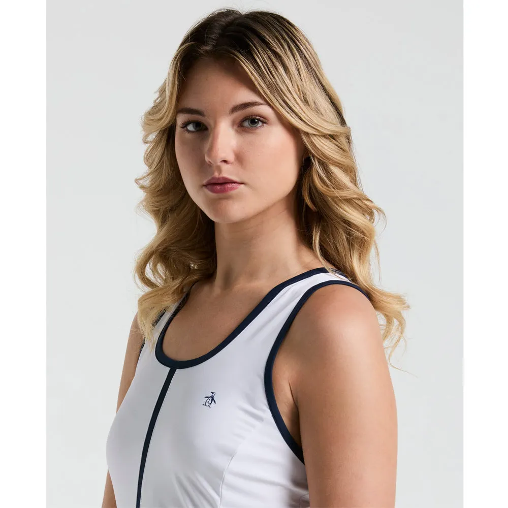 Penguin Women's Essentials Sleeveless Tennis Dress - Bright White hook-and-loop closure Comfortable cuffs
