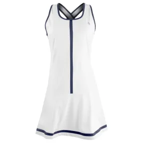 Suede Work Wear Penguin Women's Essentials Sleeveless Tennis Dress - Bright White hook-and-loop closure