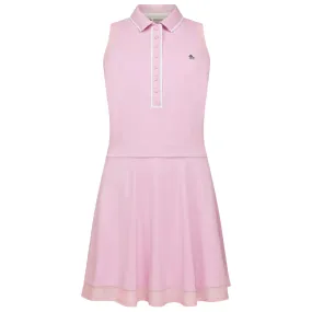 Smocked Beaded accents Penguin Women's Veronica Sleeveless Dress - Charm Pink Style Variety