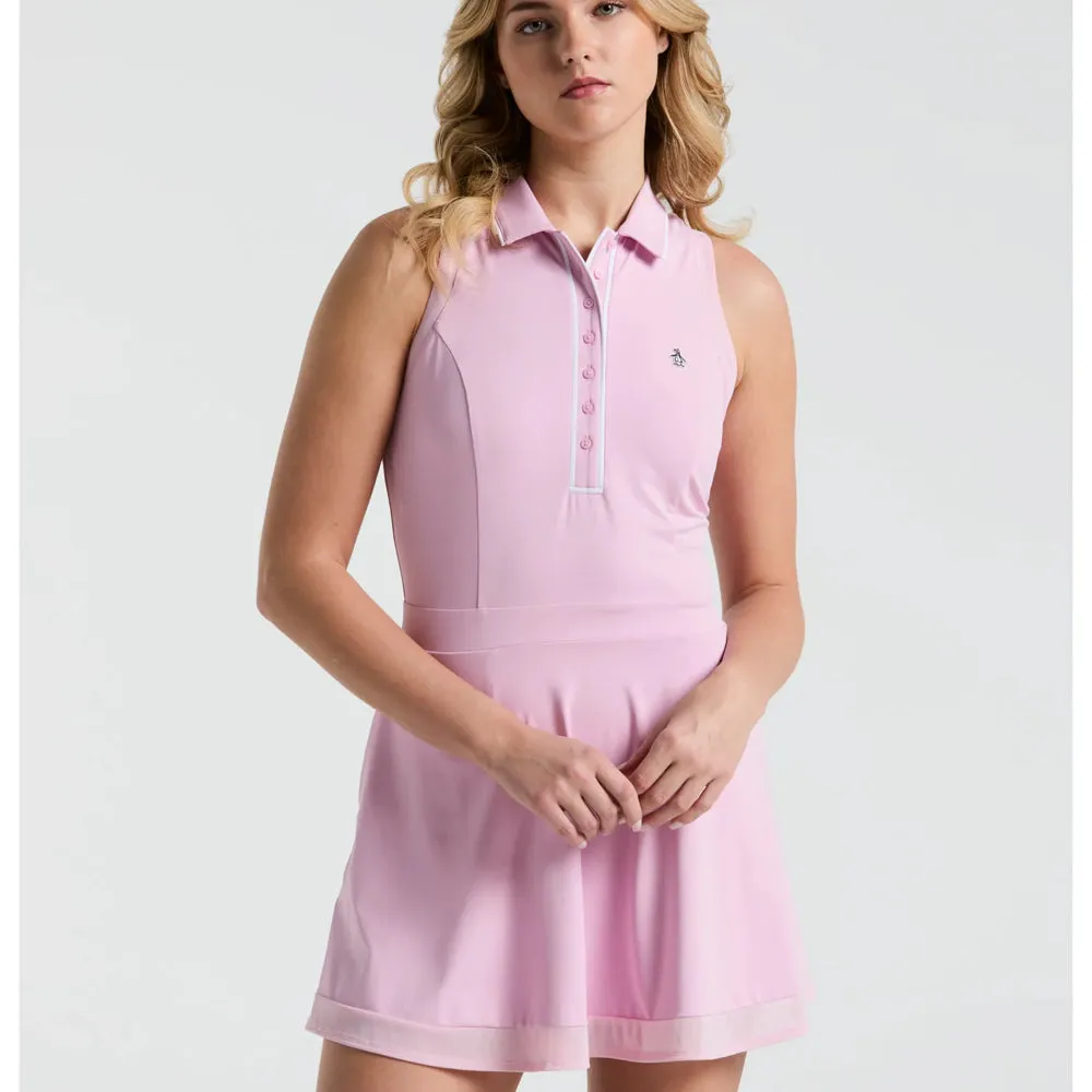 Penguin Women's Veronica Sleeveless Dress - Charm Pink Style Variety Wool Sleeve design