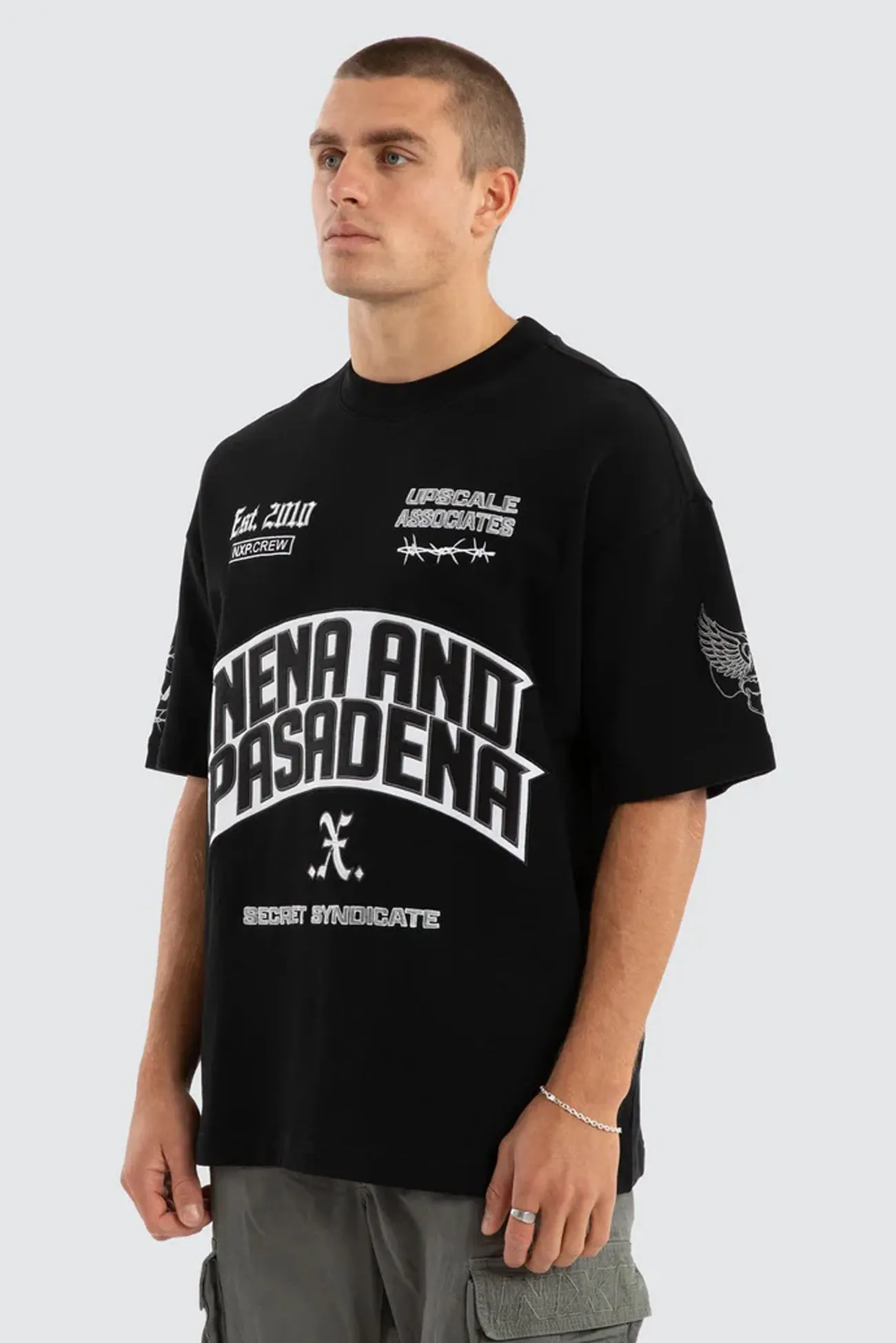 Breathable Wearable Pride Loopback Raptor Tee Jet Black