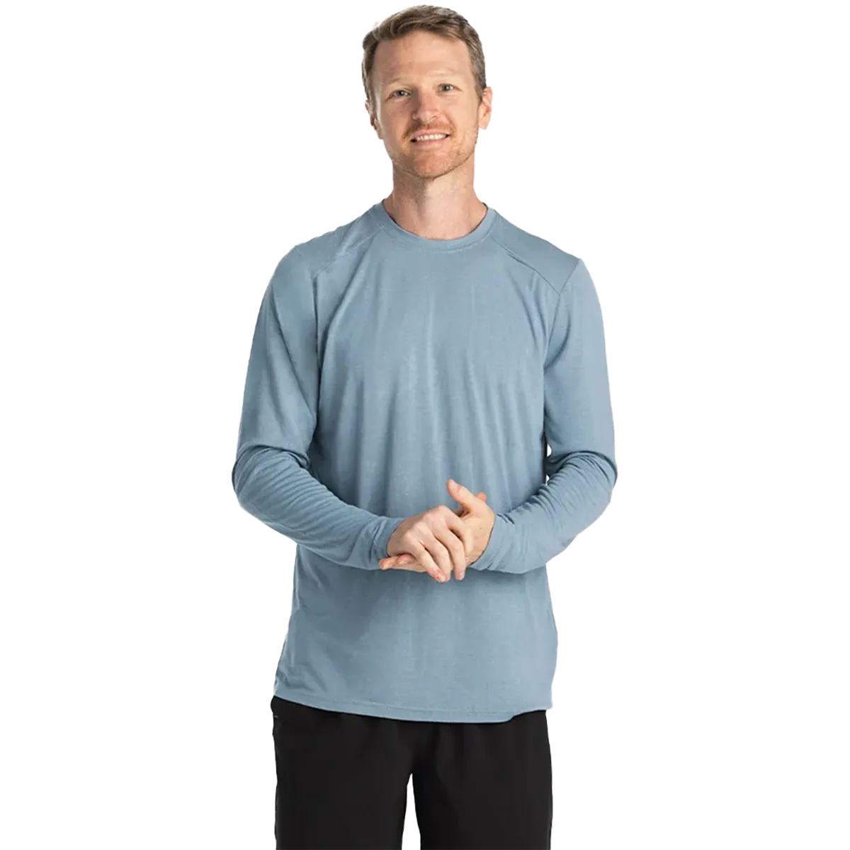 Ergonomic Cut Men's Bamboo Lightweight Long Sleeve