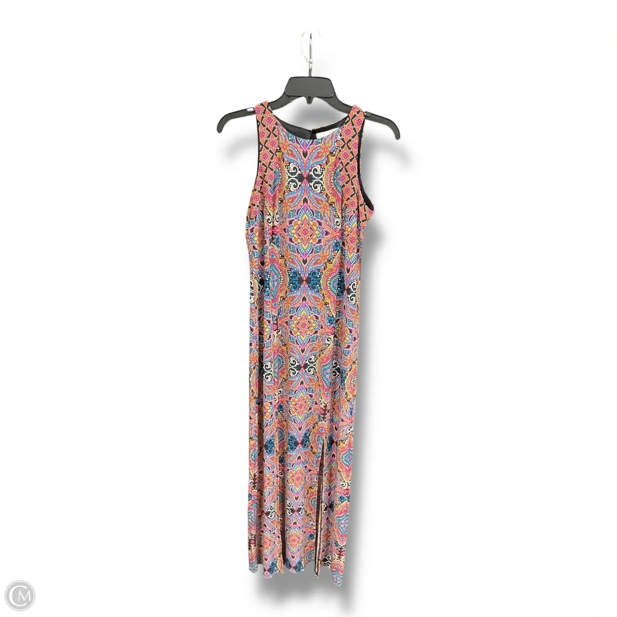 Daily Go Light and Comfortable Wear Dress Casual Maxi By London Times In Multi-colored, Size: M