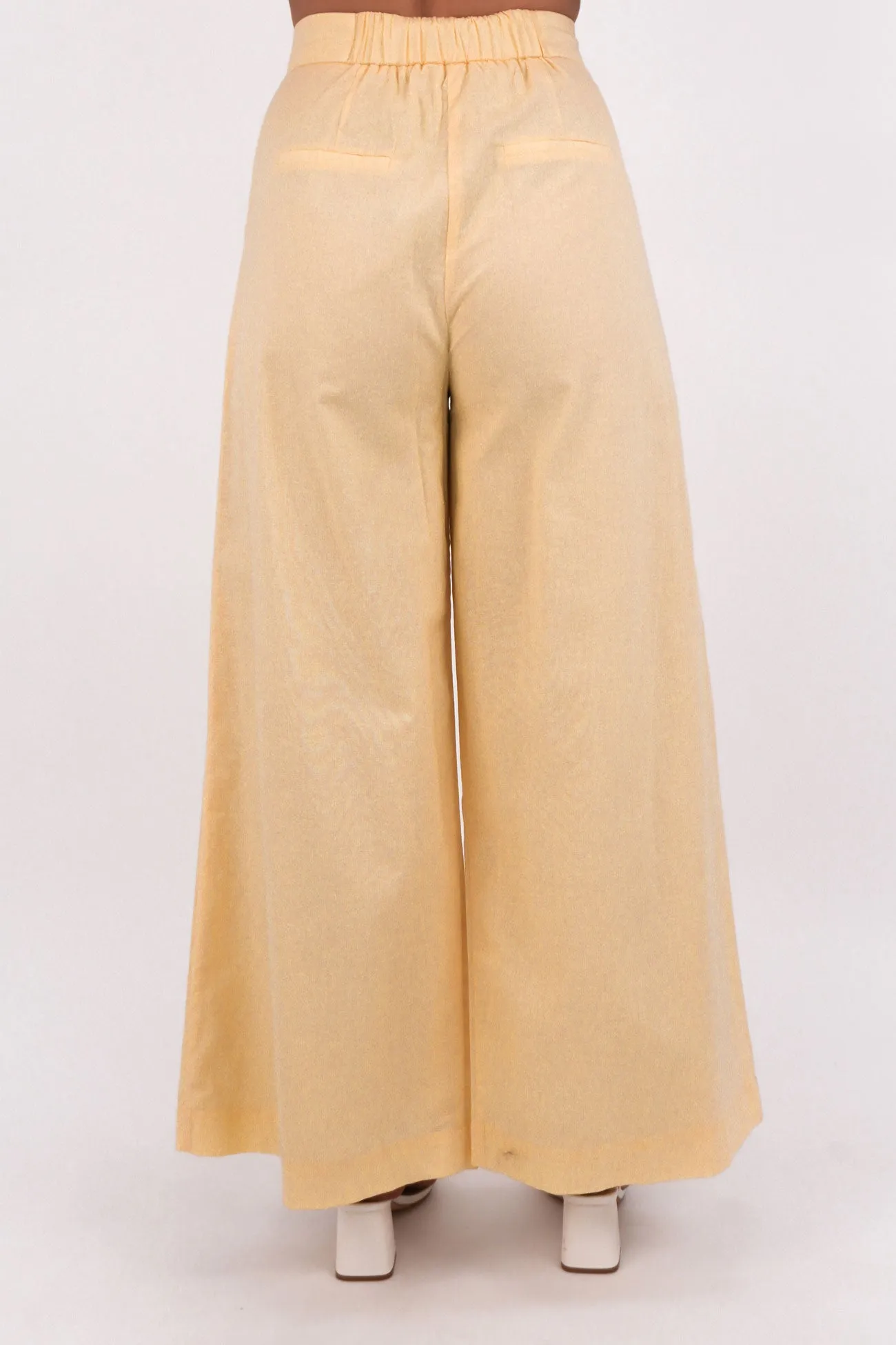 Urban Look Alessa Linen Pant Yellow