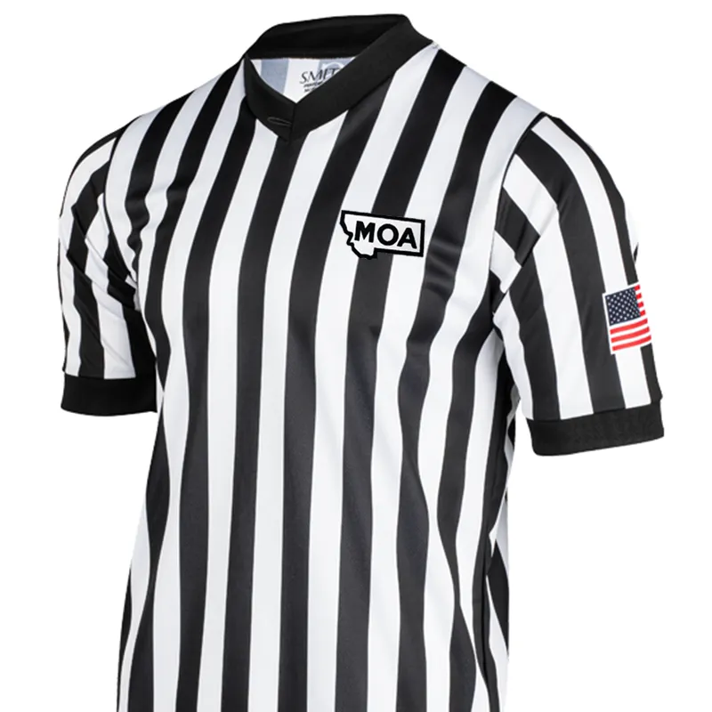 Weekend Outfit Montana MOA Logo Basketball Referee V-Neck