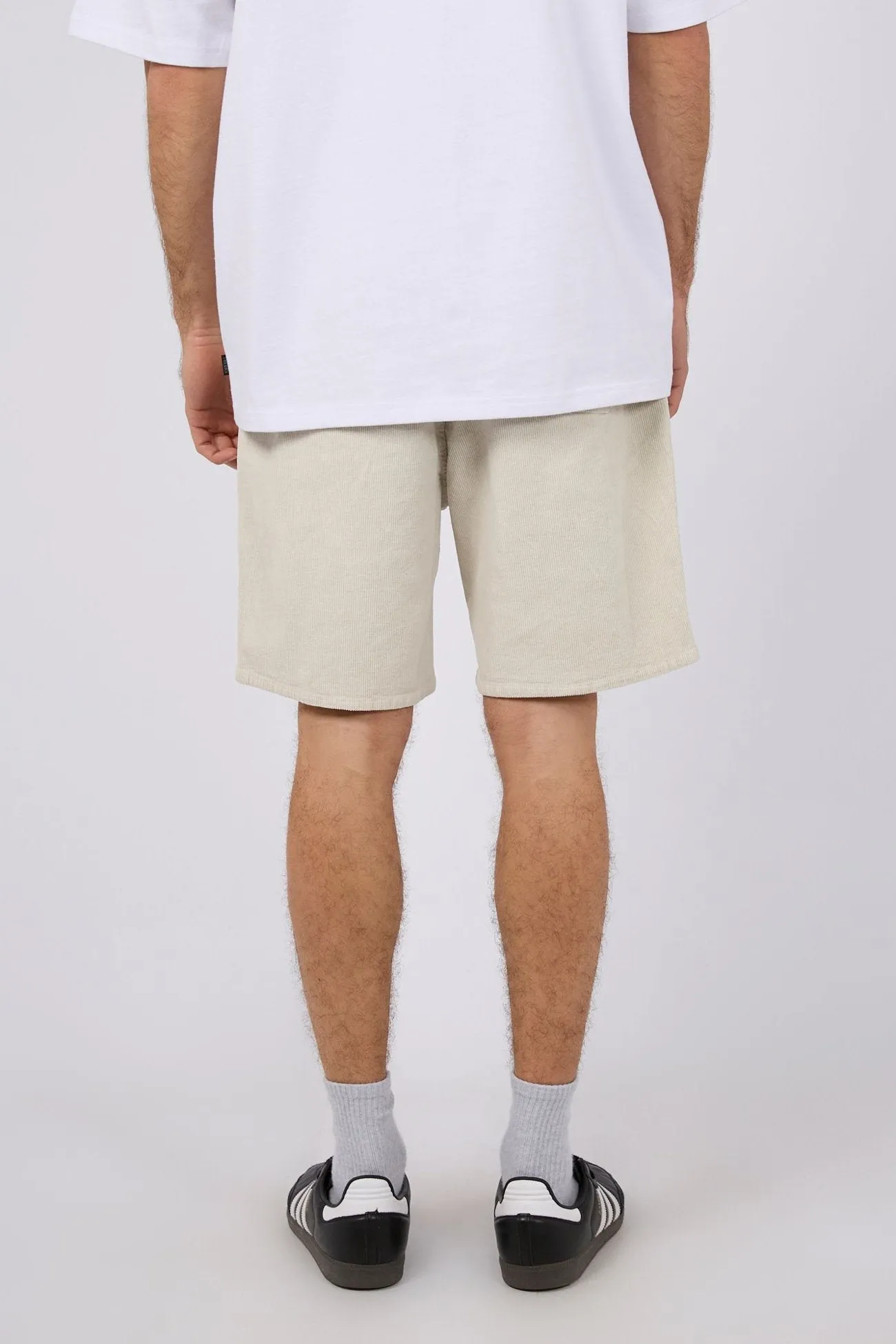 Bohemian style Casual Fit Cord Short Chalk