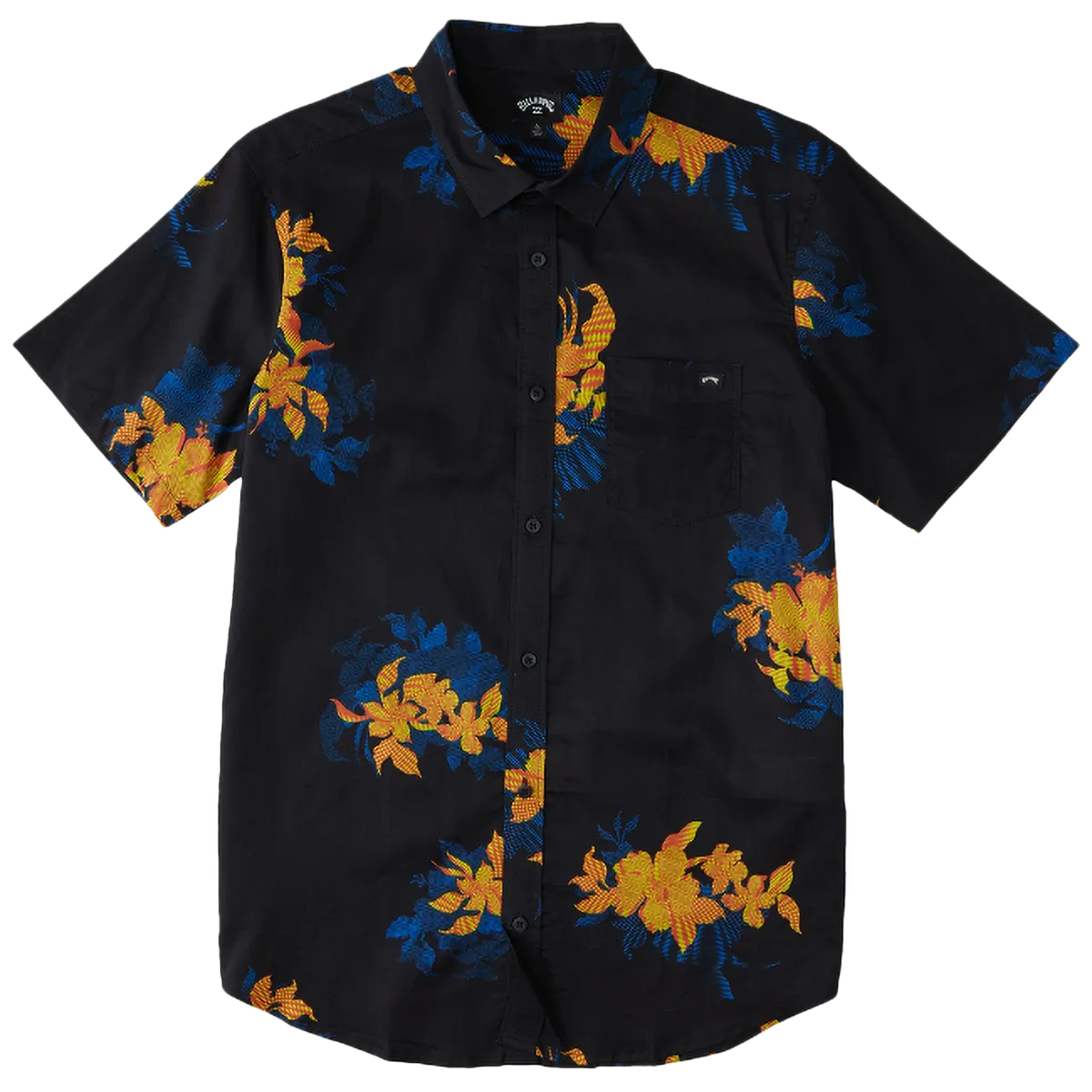 Lint Resistant Surface Comfortable All Day Wear Men's Sunday Floral Short Sleeve