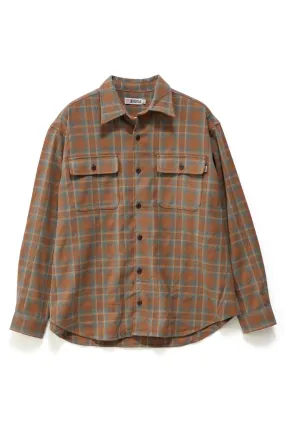 Casual Wear Plaid Long Sleeve Overshirt Sienna