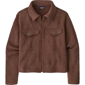 Women's Better Sweater Zip Chore Jacket Flexible Shoulder
