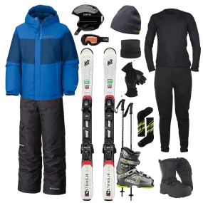 Sporty Casual Columbia The Works Package w/ Pants - Boy's Ski