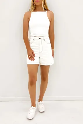 All Season soccer uniform Escape Denim Short Cream