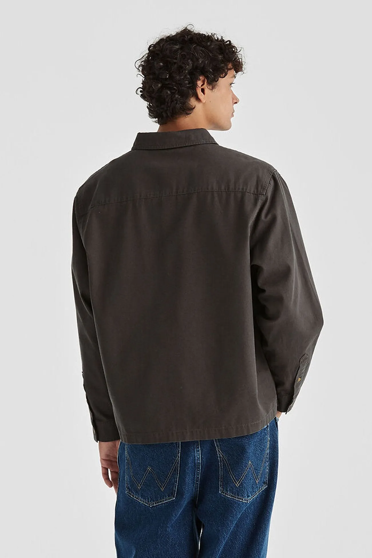 Dylan Long Sleeve Shirt Worn Black Holiday Style Flexible Movement