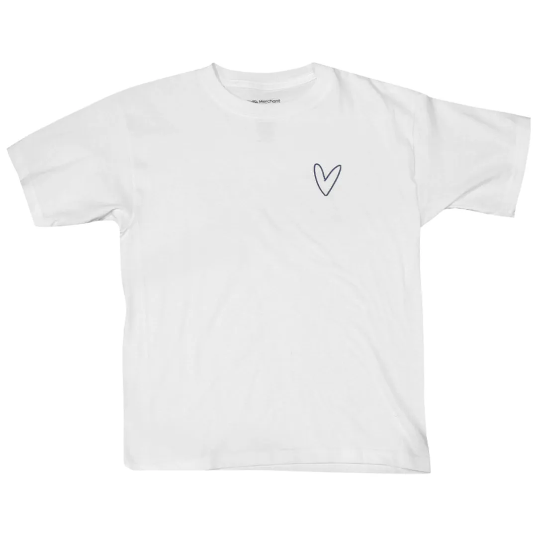 easy - care NBO Toronto Junior Tennis Love Tee - White