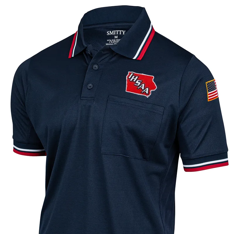 Stretchable Material Iowa Logo Umpire Shirts