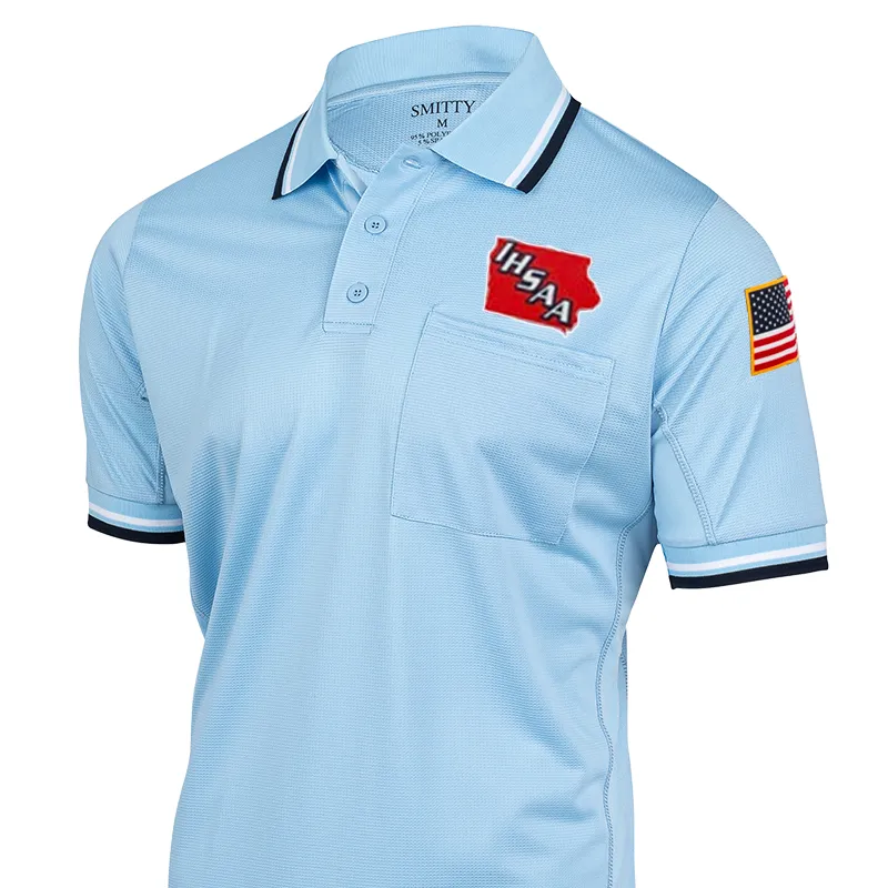 Vibrant color Eco-Friendly Choice Iowa Logo Umpire Shirts