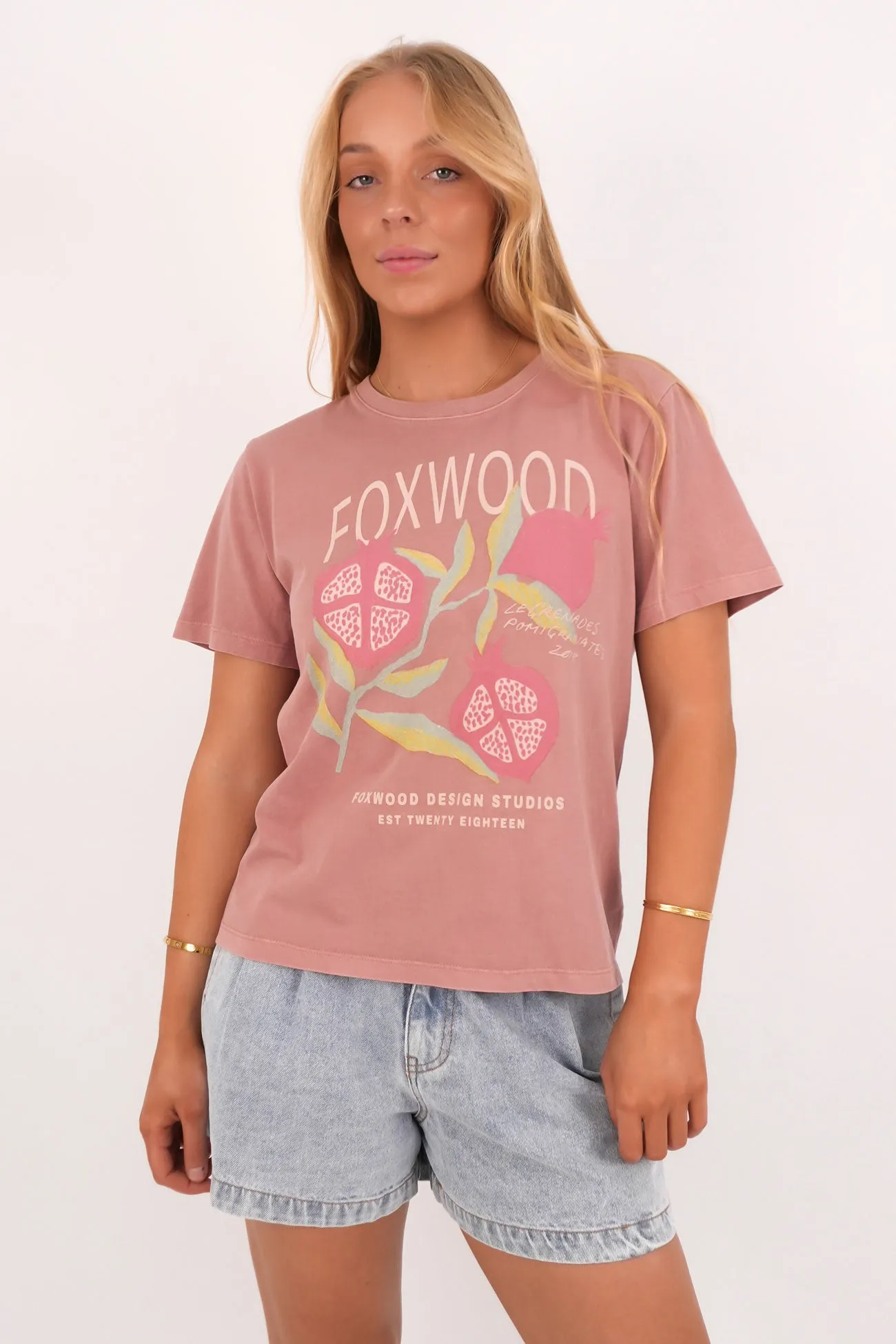 Pomegranate Tee Ash Rose ComfortFirst Plus Size