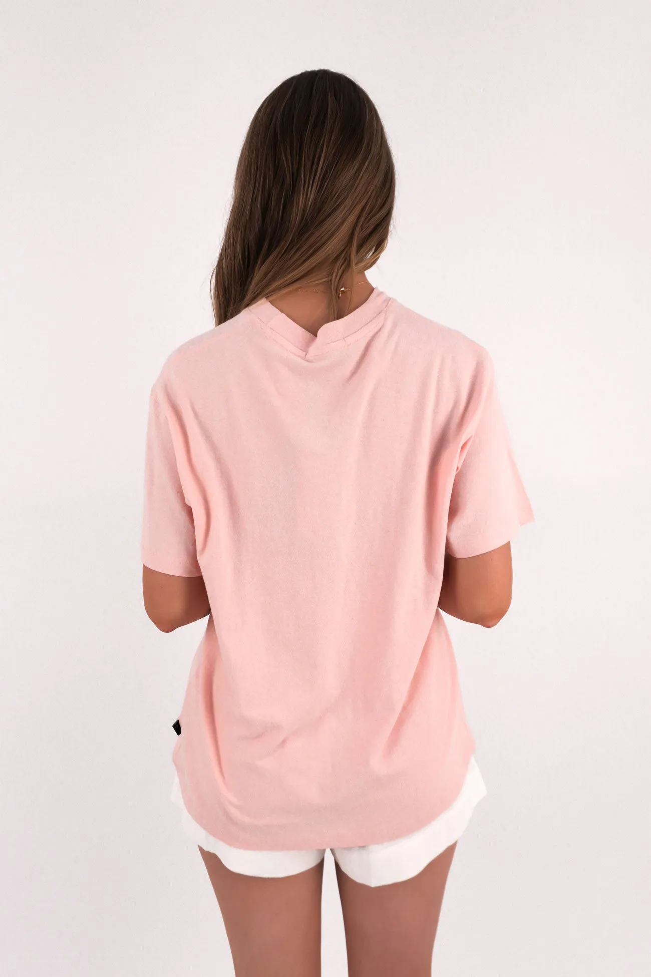 Winter Layer Postcard Relaxed Tee Rose