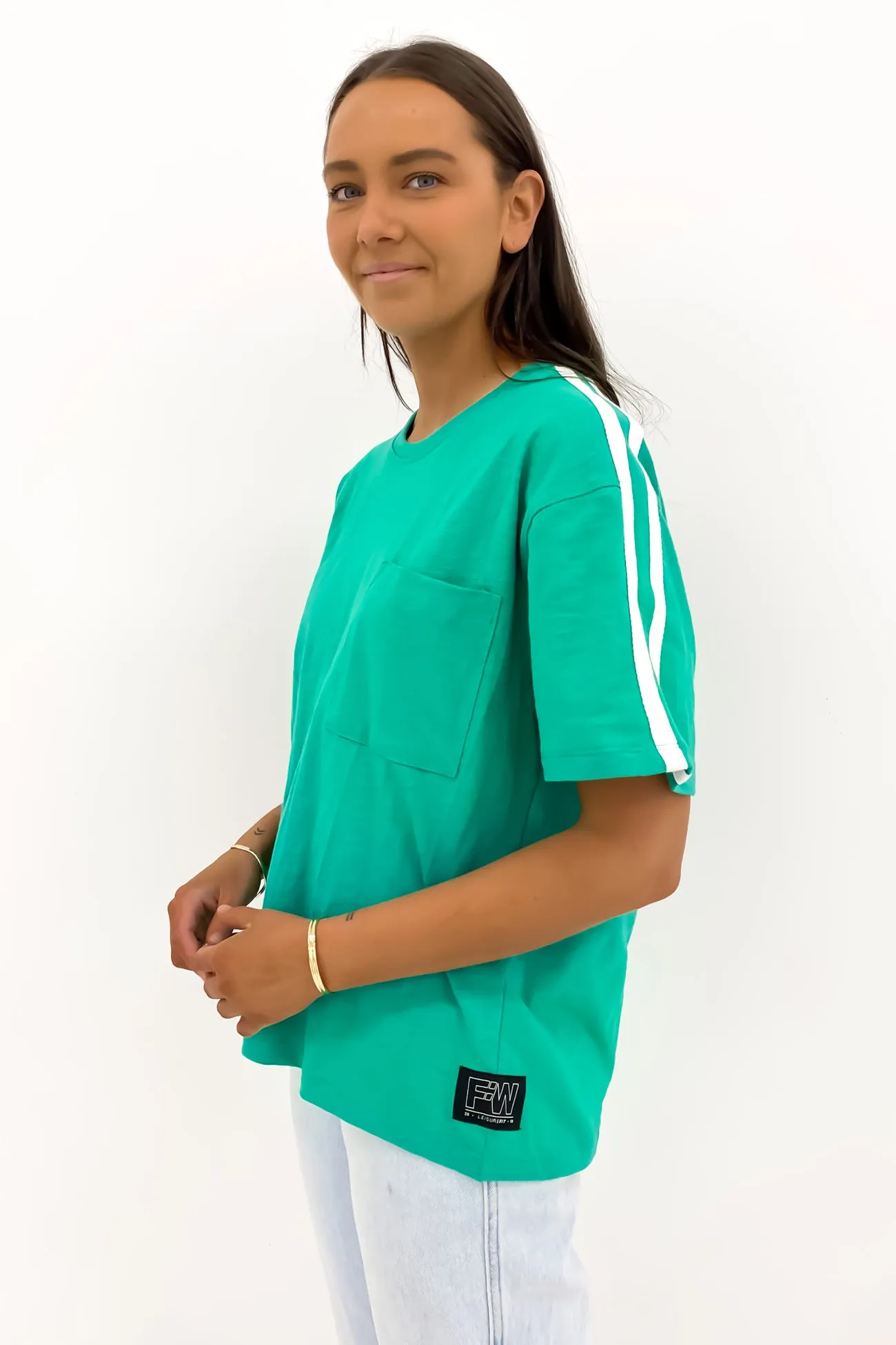 UV Protective Fabric Power Tee Bright Green